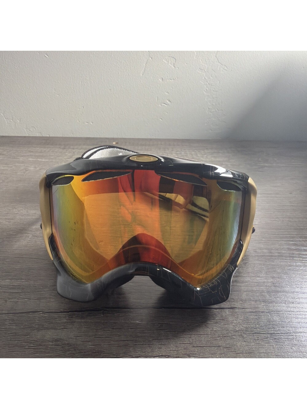 Vintage Oakley Splice Goggles Gold Black FRAMES ONLY